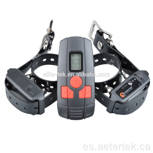 Aetertek AT-211D collar de entrenamiento remoto para perros 2 receptores